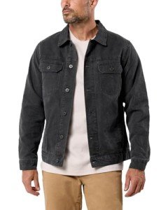 Men's Black Tradesman Trucker Jacket