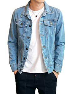 Men's Classic Light Blue Denim Trucker Jacket