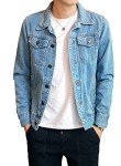 Men's Classic Light Blue Denim Trucker Jacket
