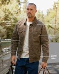 Men's Black Tradesman Trucker Jacket