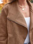 AUTOMET Women’s Green Faux Leather Cropped Jacket