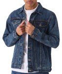 Men's Lightweight Vintage Distressed Denim Jacket