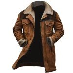 Vintage Suede Leather Western Jackets for Men