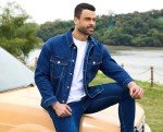 Men's Unlined Blue Trucker Denim Jacket