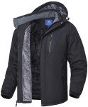 Men's Waterproof Winter Coat with Fleece Liner