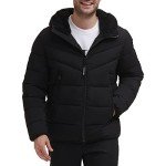 Calvin Klein Men's Puffer Jacket with Sherpa Hood
