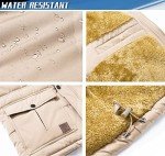 Men's Black Winter Hooded Fleece Parka Jacket