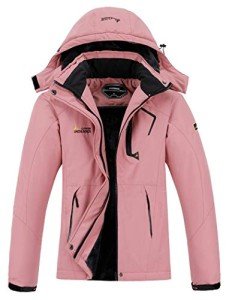 MOERDENG Women's Waterproof Winter Ski Jacket