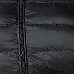Lightweight Water-Resistant Packable Puffer Jacket - Black