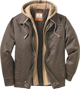 Men's Dakota Waxed Cotton Hooded Winter Jacket