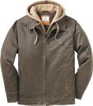 Men's Dakota Waxed Cotton Hooded Winter Jacket