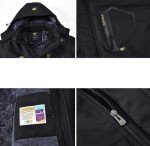 Men's Waterproof Winter Ski Jacket - Black 4X