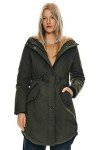 Orolay Women's Hooded Fleece-Lined Winter Parka