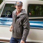 Men's Dakota Waxed Cotton Hooded Winter Jacket