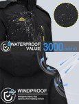 Men's Waterproof Winter Ski Jacket - Black