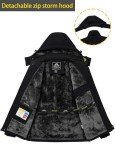 Men's Waterproof Winter Ski Jacket - Black