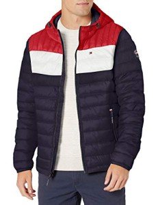 Tommy Hilfiger Men's Water Resistant Hooded Puffer Jacket