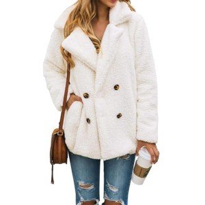 PrettyGarden Women's Oversized Sherpa Winter Coat