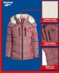 Reebok Women's Heavyweight Quilted Puffer Jacket