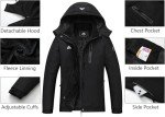 MOERDENG Women's Waterproof Snow Ski Jacket