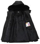 MOERDENG Women's Waterproof Winter Ski Jacket