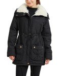 Warm Mid-Length Faux Lamb Wool Jacket for Women