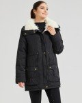 Warm Mid-Length Faux Lamb Wool Jacket for Women