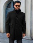 Runcati Men’s Slim Fit Winter Pea Coat
