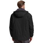 Men's Waterproof Winter Ski Jacket with Fleece Lining