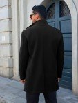 Runcati Men’s Slim Fit Winter Pea Coat