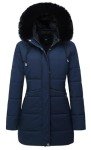 Women's Waterproof Fleece-Lined Winter Puffer Coat