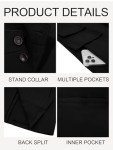 Runcati Men’s Slim Fit Winter Pea Coat
