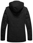 Men's Heavy Military Sherpa Hooded Parka - Black