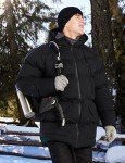 Men's Water-Resistant Long Hooded Winter Coat 3XL