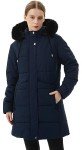 Women's Waterproof Fleece-Lined Winter Puffer Coat