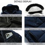 Women's Waterproof Fleece-Lined Winter Puffer Coat