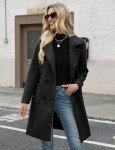 Women's Camel Wool Blend Mid-Length Winter Coat