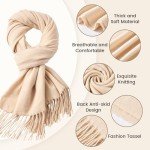 Women's Winter Beanie Hat, Scarf & Gloves Set