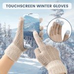 Women's Winter Beanie Hat, Scarf & Gloves Set