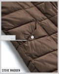 Steve Madden Women's Olive Long Puffer Jacket