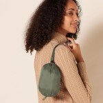 Lightweight Water-Resistant Packable Puffer Coat - Olive