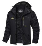 Men's Waterproof Winter Ski Jacket with Hood