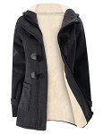 Gihuo Women's Sherpa Lined Winter Duffle Coat