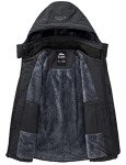 Men's Waterproof Ski Jacket - Black, XX-Large