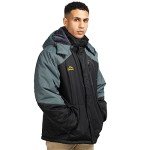 Men's 4XL Waterproof Ski Jacket - Black/Grey