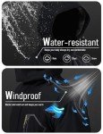 Men's Waterproof Winter Ski Jacket with Hood