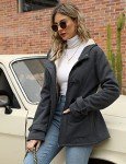 Gihuo Women's Sherpa Lined Winter Duffle Coat