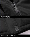Men's Waterproof Winter Ski Jacket with Hood