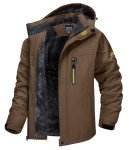 Men's Fleece Ski Jacket - Windproof Winter Coat