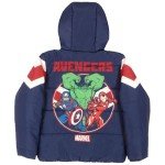 Marvel Avengers Boys' Puffer Winter Coat, Size 7
